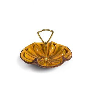 Tidbit Candy Nut Dish Handled  Sequoia Treasure Craft California Pottery 610 USA